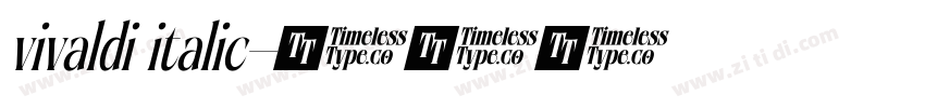 vivaldi italic字体转换